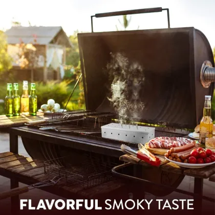 JinHaiYue Hot-Selling Stainless Steel BBQ Grill Smoker Box: Your Ultimate Outdoor Cooking Companion