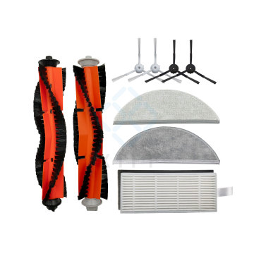 XiaoMi Lydsto R1 Sweeping Robot Accessories: Roller Brush, Main Brush, Edge Brush, Filter, Dust Bag & Rag