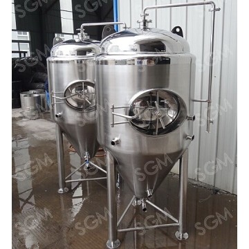 3BBL Edelstahl -Jacke Unitank Fermenter