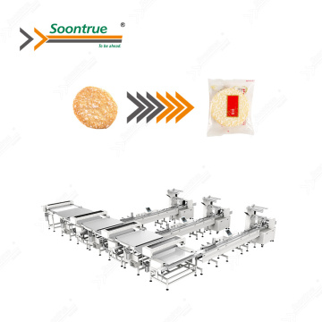 Hoàn toàn tự động giấy chất lượng cao chảo pan cupcake croissant flanbread flowaging line Line Line Solutions