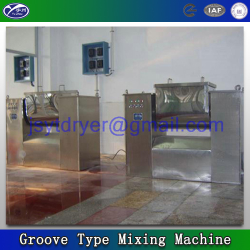 Trough wet mixing machine