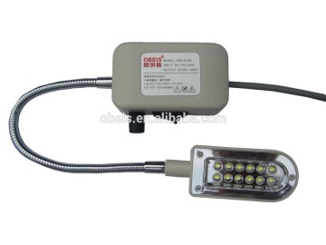 Sewing machine led lamp with double magnet AC 110-250V +Plug USA 8 inch long gooseneck