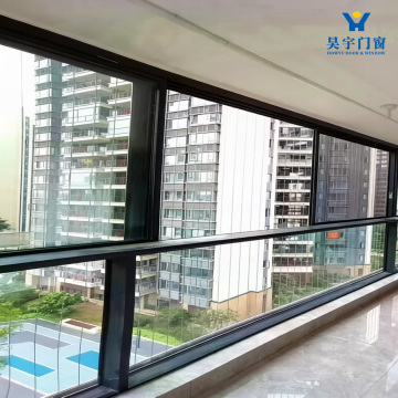 Pantalla de ventana corrediza de puente no roto integrada