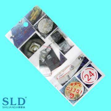 3D plastic stereoscopic hangtag for garment