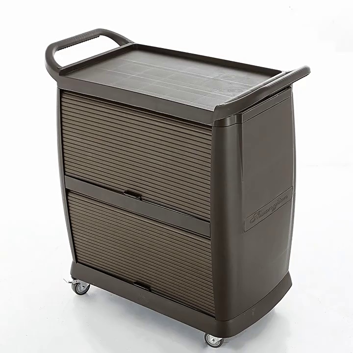 Compact Handheld Cart for Fast Food and Cafeterias