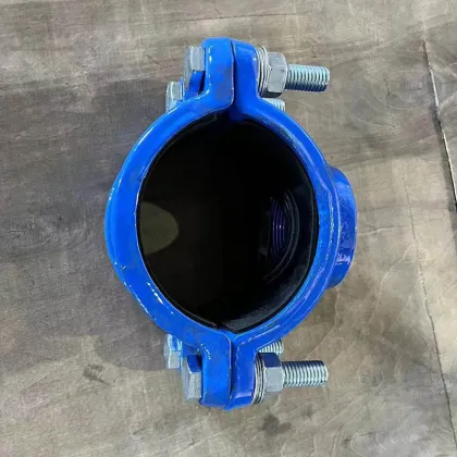 DN65-DN165 Cast Iron Rigid Clamp Groove Pipe Fittings Fire Protection Engineering Hoop Rigid Joint with Clamps