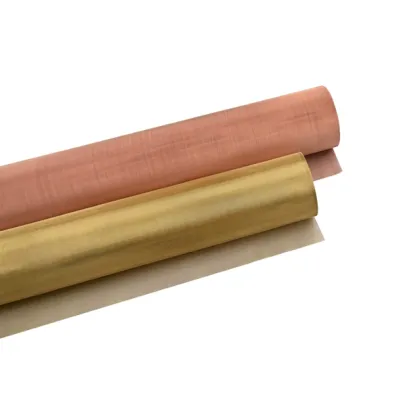 Stainless steel 304 316L Braided copper wire mesh 20 mesh braided copper wire mesh