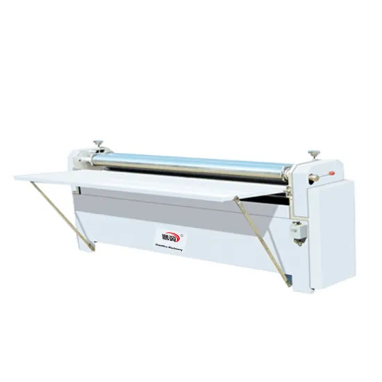 BJ Manual Feeding Roller Pasting Glue Flute Paperboard Gluing Machine