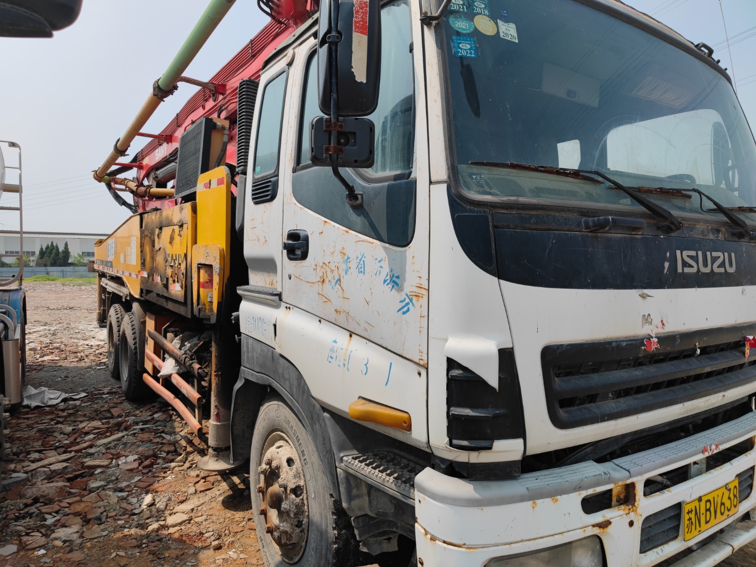 SANY used Truck Mounted Concrete Pump Boom