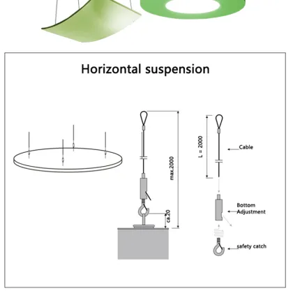 Lounge Square Fiberglass Acoustical Ceiling Baffles