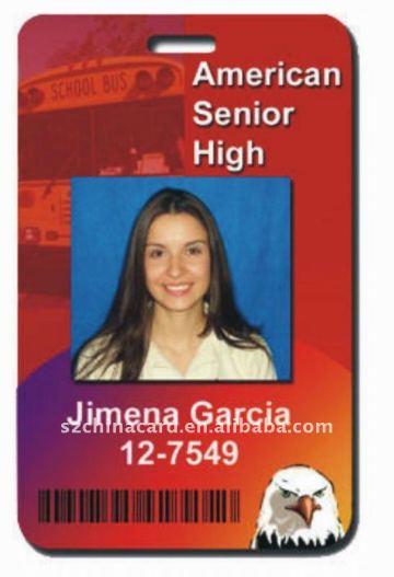 Plastic ID card with photo