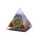 7 Chakra Colgante de joyería Conjuntos de decoración Pulsera colgante Pirámide Ventanas de cristal Accesorios para automóviles Good Lock Decoraciones para el hogar Reik