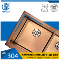 PVD 33inch Handmade Stainless Steel 304 Undermount Sink