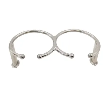Stainless Steel Double Ring Drink Cup Holder for Car RV Boat