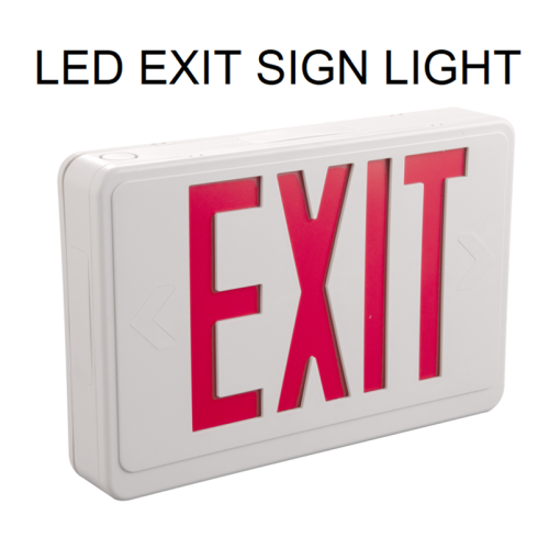 Doppelseitiges LED-wiederaufladbares Rettungszeichen