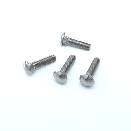 Metric steel round head bolts