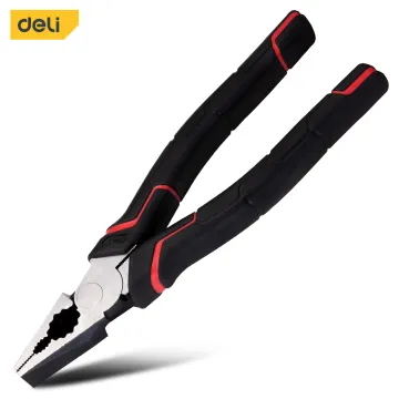 Deli DL100106 Hand Tools Combination Long Durability Special Heat Treatment 6 Inch Linesman Pliers