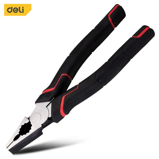 Deli DL100106 Hand Tools Combination Long Durability Special Heat Treatment 6 Inch Linesman Pliers