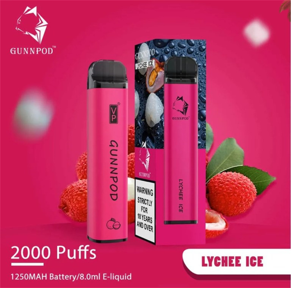 Gunnpod 2000 -Einweg -Pod -Pod -Gerät Vape