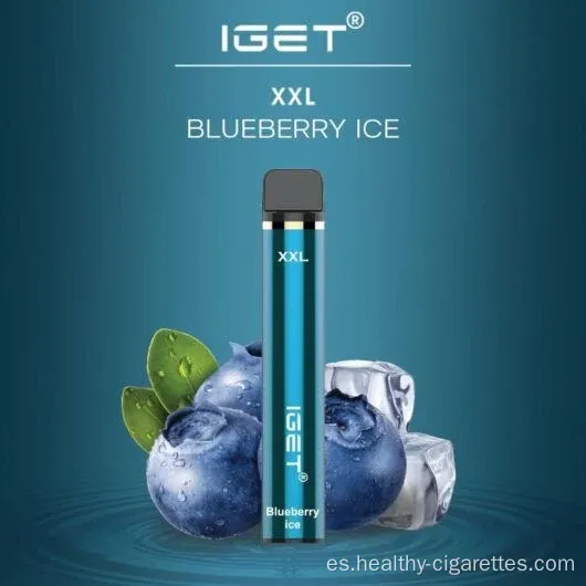 Fruit Sabor Vape 1800 Vape desechable Elegante Electrónico