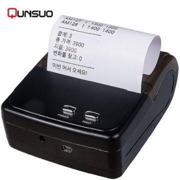 Police batch pocket thermal printer connected with mobile phone