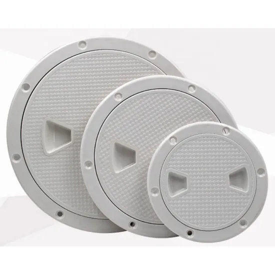 Marine Boat Plastic Hatch Deck Plate - Round Non-Slip Inspection Hatch with Detachable