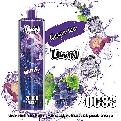 Uwin Shisha Hookah Crystal 20000 Puff Vape ราคา