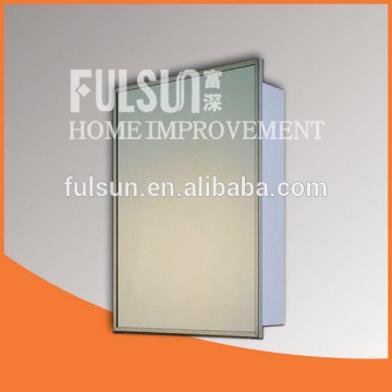 Wall mounted bathroom mirror cabinet, metal medicine cabinet
