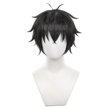 Wind Breaker Jujo Kame black Cosplay Wig