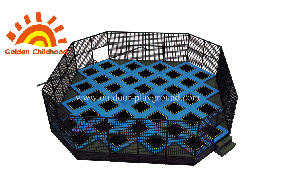 Free Jumping Square Trampoline Park