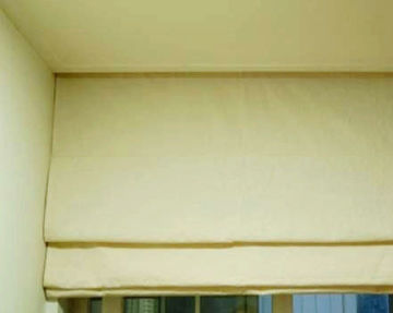 Chain Roman Windows Shades Blinds Manual Fire Retardant , Tc Fabric