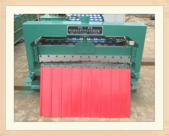 Hydraulic press auto machine for drywall stud track furring channel machine