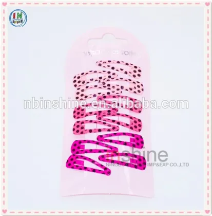 12pcs fashion snap clips , mini kids hair clips