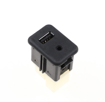 Black Matte Audio Player USB Receptacle for Buick Cadillac Chevrolet GMC