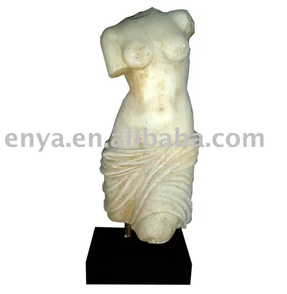 Stone Venus Sculpture, Nude Woman Statue, Art Carving