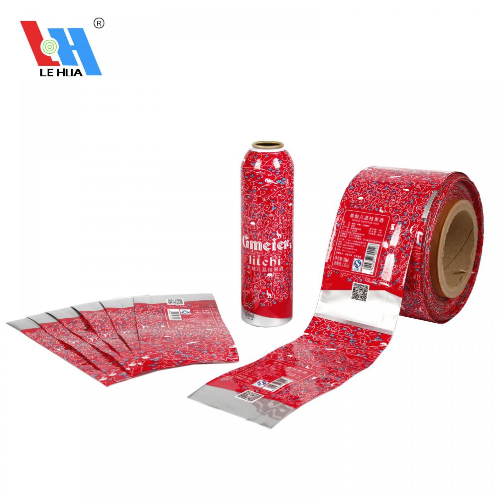 Customized Shrink Wrap Plastic Label For Bottle Packaging