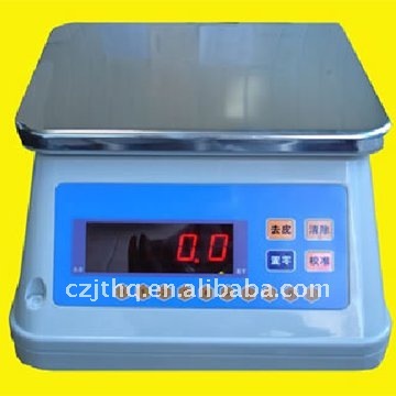 Waterproof bar-code scale