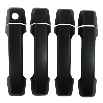Black 4pcs Door Handle Covers for Mitsubishi L200 Exterior Accessories Triton 2023-2024