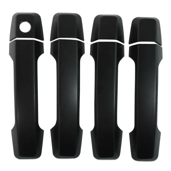 Black 4pcs Door Handle Covers for Mitsubishi L200 Exterior Accessories Triton 2023-2024