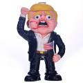 Pétrissage à la main 3d mignon Trump Bong, élection présidentielle américaine, narguilé en verre borosilicate, pipe d'eau en verre, artisanat fait à la main