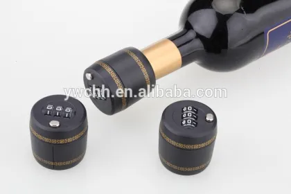 3 digital wine bottle lock wine bottle stopper combination lock