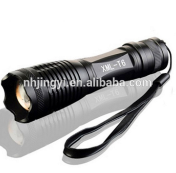 High power waterproof T6 zoom tactical aluminum 1100 lumen 10W led flashlight