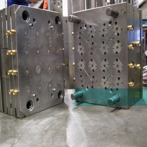 Plastic cover mold and multi cavity mold