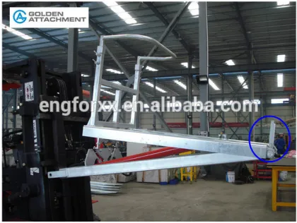 Forklift waste collection equipment bin tipper