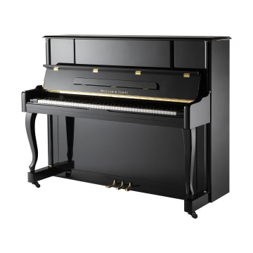 Williamsames S3 Piano Black Polished Home 123 ซม. เปียโนอะคูสติก