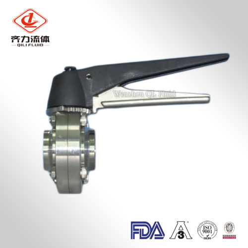 Sanitary Stainless Steel Clamp Butterfly Valve