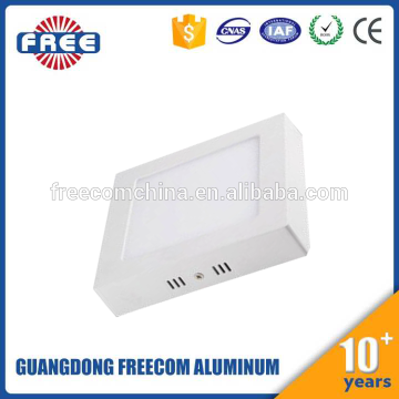 factory price square led panel light housing 18w surface mounted