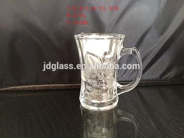 2016 hot sale clear 5oz glass coffee mug