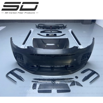 Carbon Fiber Wide Body Kit for Model Y Retrofit Tuning