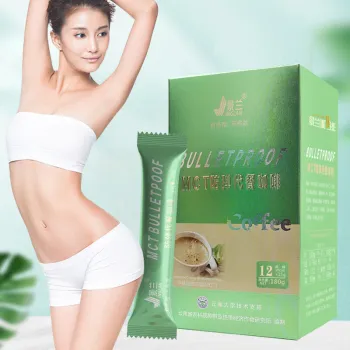 Jinglan MCT Bulletproof Meal Replacement Coffee Sugar-Free Black Instant Coffee Powder